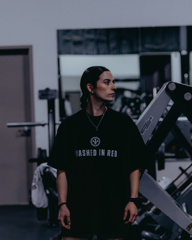 WASHED IN THE BLOOD Box T-Shirt – Black