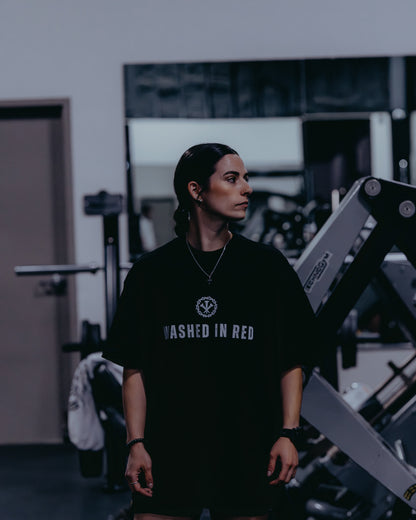 WASHED IN THE BLOOD Box T-Shirt – Black