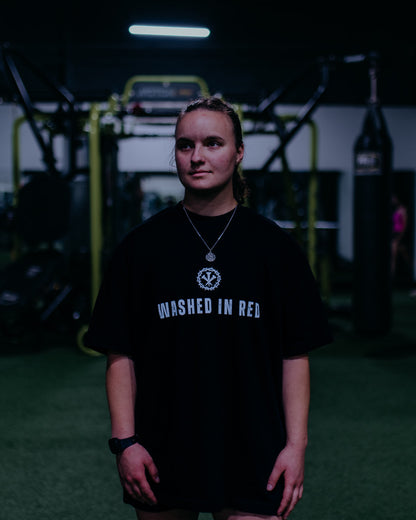 WASHED IN THE BLOOD Box T-Shirt – Black